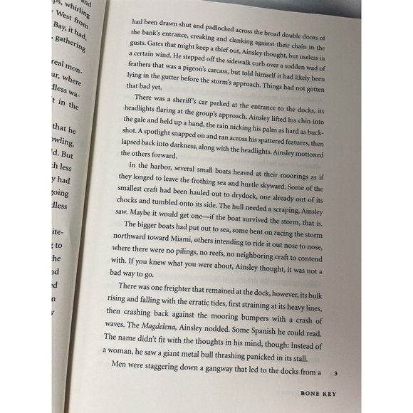 Bone Key 2002 Les Standiford 1st Print Hardcover Book Dust Jacket SIGNED COPY - Picture 12 of 12